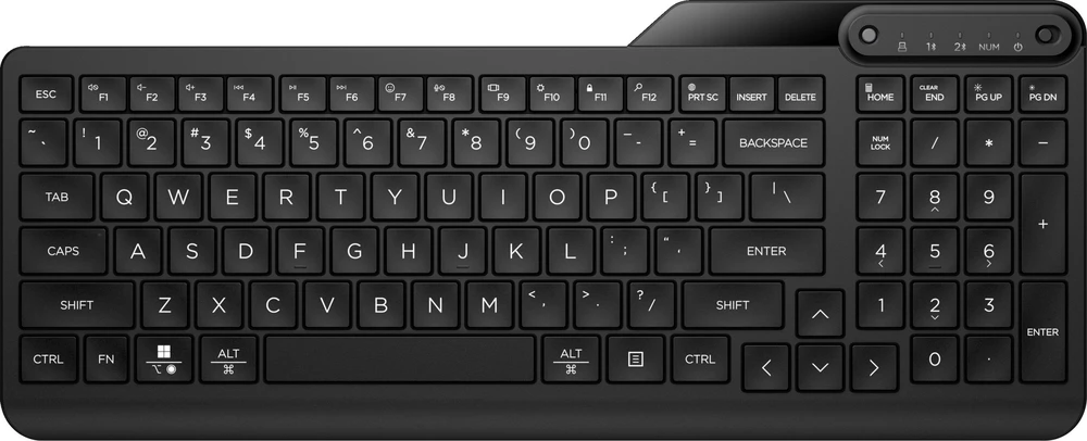 HP 475 dviejų režimų belaidžio ryšio klaviatūra -