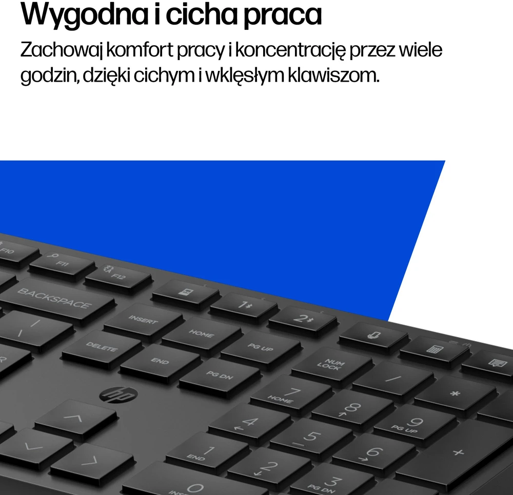 Hewlett Packard (HP) belaidė klaviatūra 490k multi-device dual mode - bd5f4aa#abb