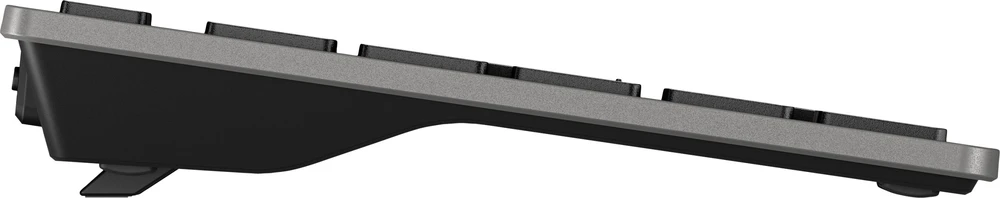 HP 720 Įkraunama belaidė klaviatūra, skirta įvairiems įrenginiams, pilno dydžio (100 %), belaidė, USB + „Bluetooth“, mechaninė, QWERTY, juoda