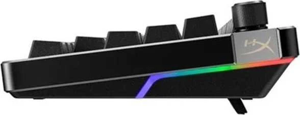 Klaviatūra „Hewlett Packard“ (HP) „HyperX Alloy Rise 75“ belaidės ausinės.