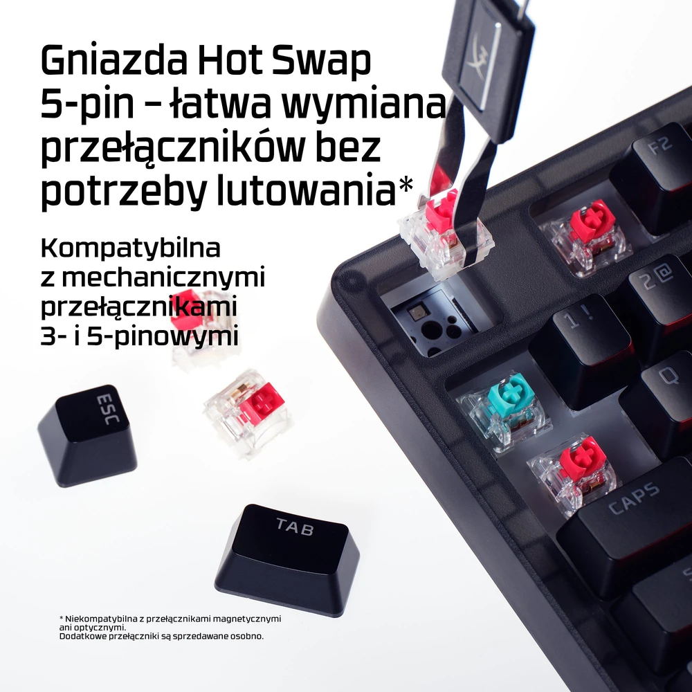 Hewlett Packard (HP) HP HyperX Origins 2 1800 - Klaviatūra žaidimams