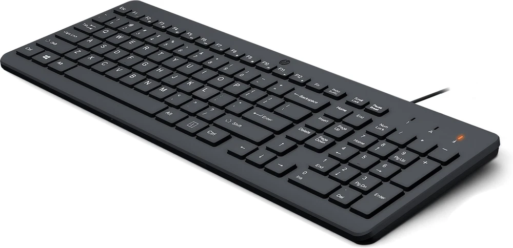 HP 150 Klaviatūra USB CZ, klasikinė juoda