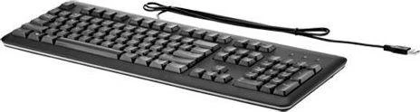 Hewlett Packard (HP) HP Klaviatūra su USB jungtimi (2013 juodas design) - ENG – EOL – Replacement 266C9AA