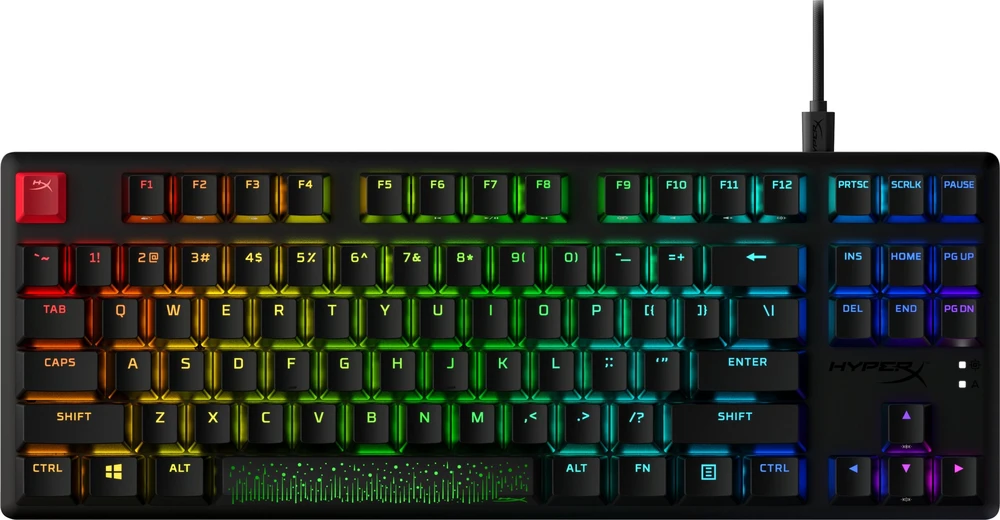 HyperX Alloy Origins Core PBT HX Mėlyna - mechaninė žaidimų klaviatūra