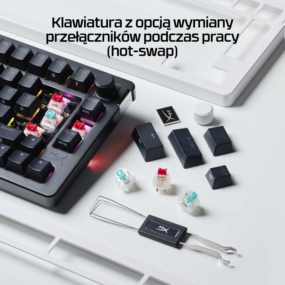 Klaviatūra HyperX Alloy Rise 75 SWE (W) - Linear Switch