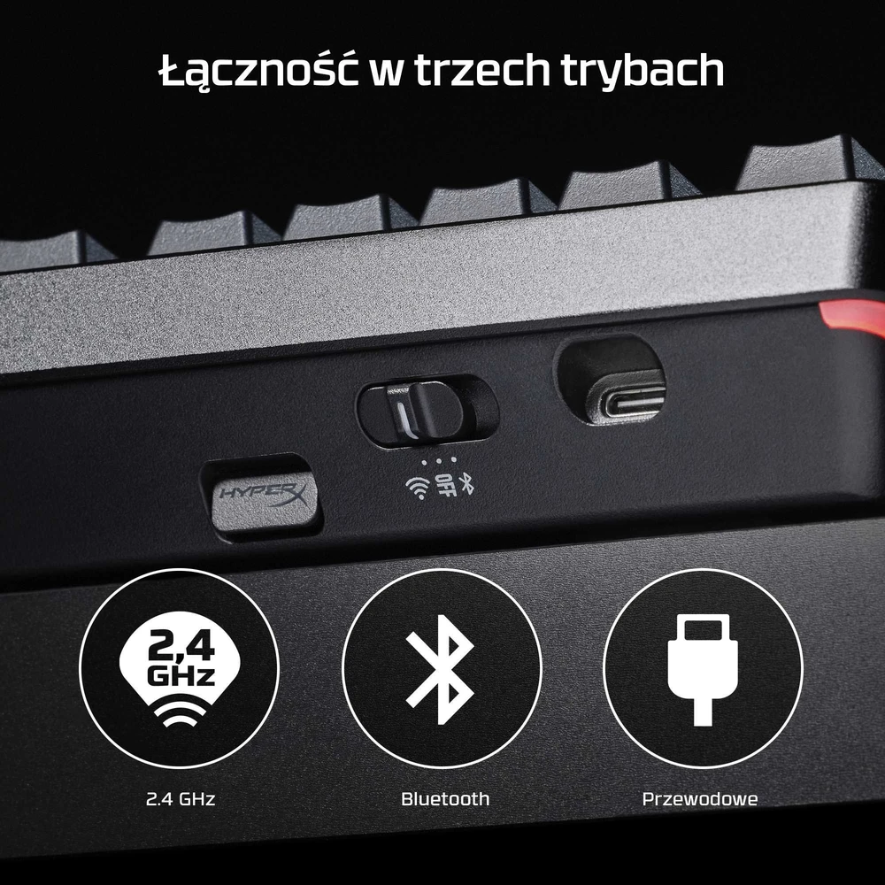 Klaviatūra HyperX Alloy Rise 75 SWE (W) - Linear Switch
