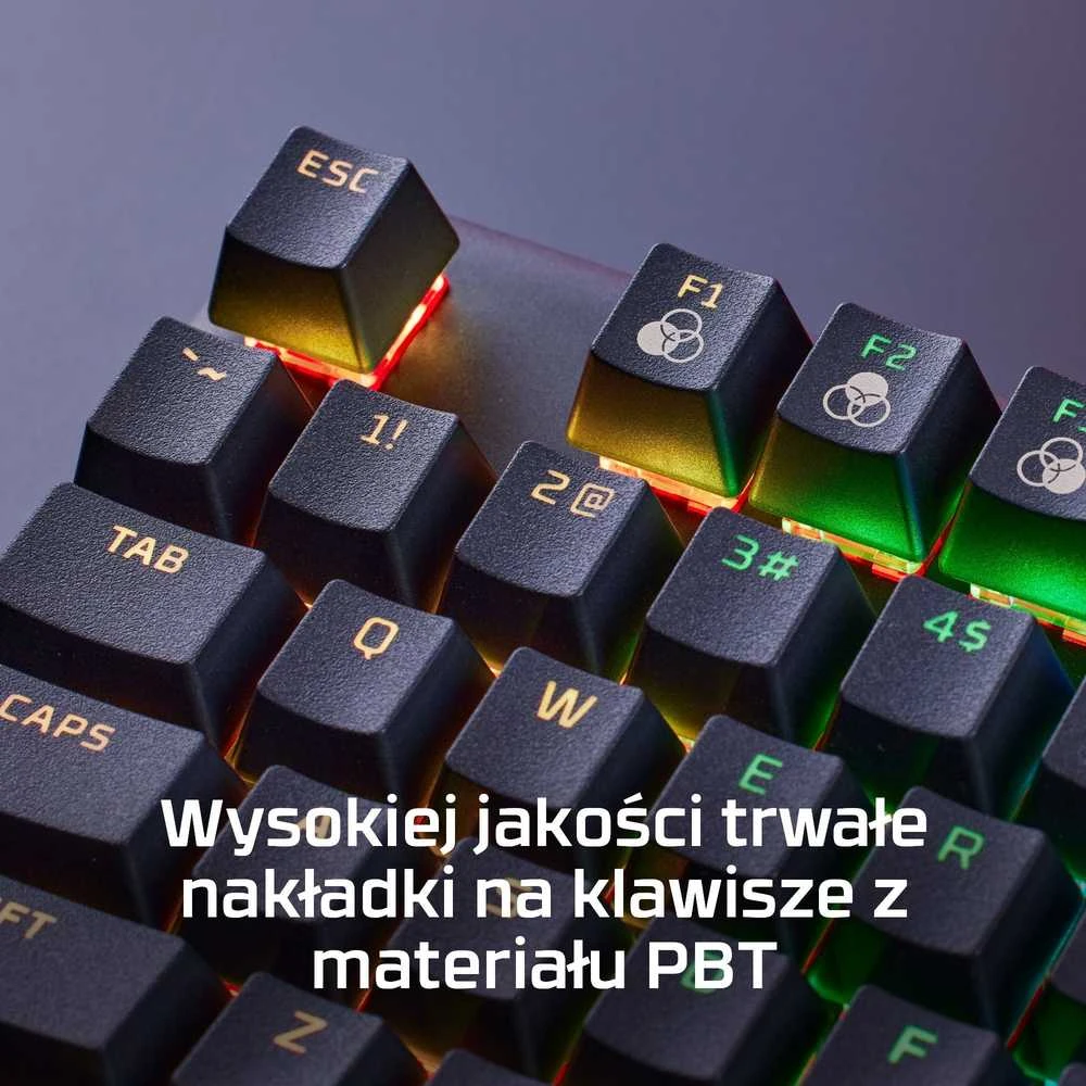 HyperX Alloy Origins Core PBT HX Mėlyna - mechaninė žaidimų klaviatūra