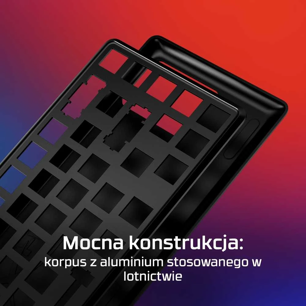 HyperX Alloy Origins Core PBT HX Mėlyna - mechaninė žaidimų klaviatūra