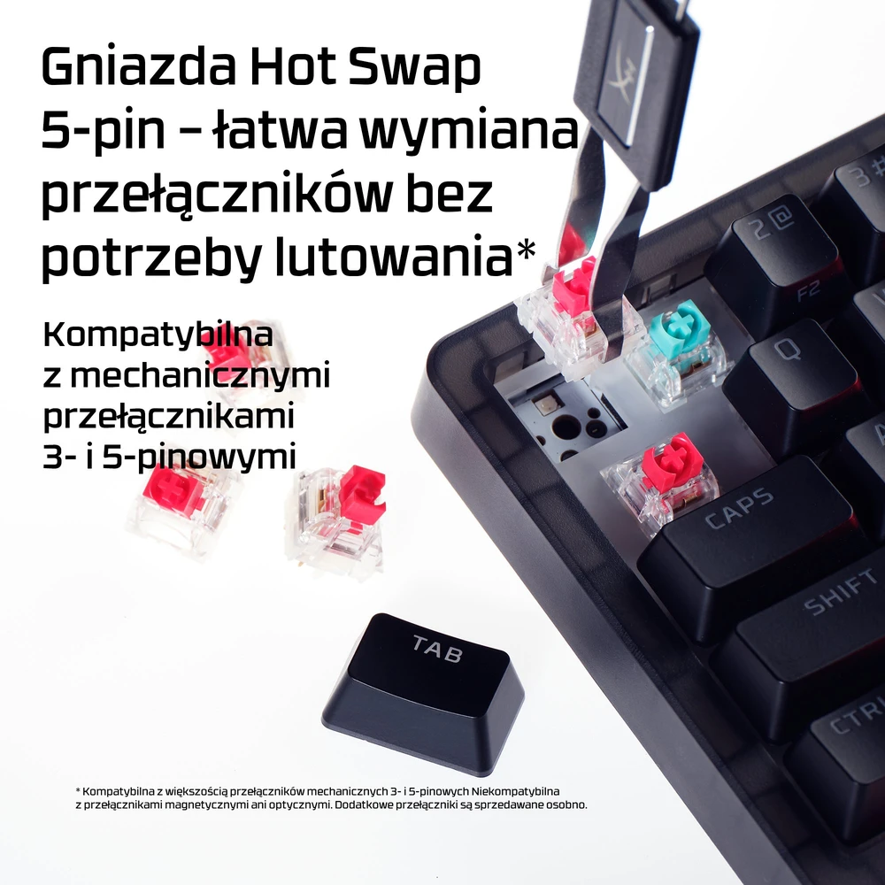 Hewlett Packard (HP) HP HyperX Origins 2 65 - Klaviatūra žaidimams