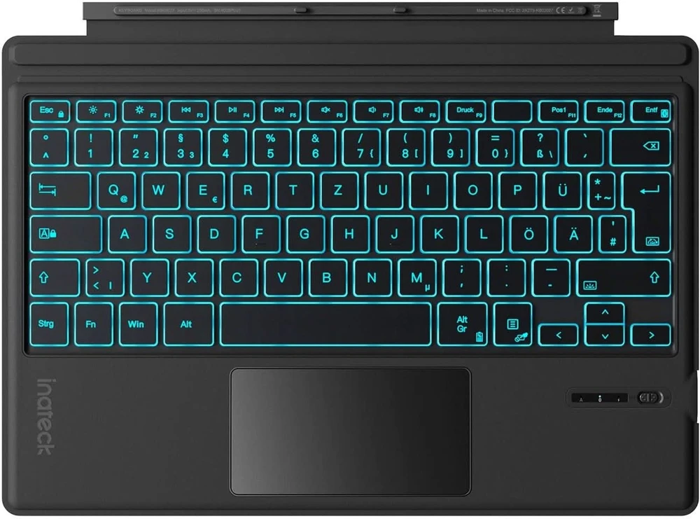 inateck Klaviatūra Surface GO QWERTZ juodas