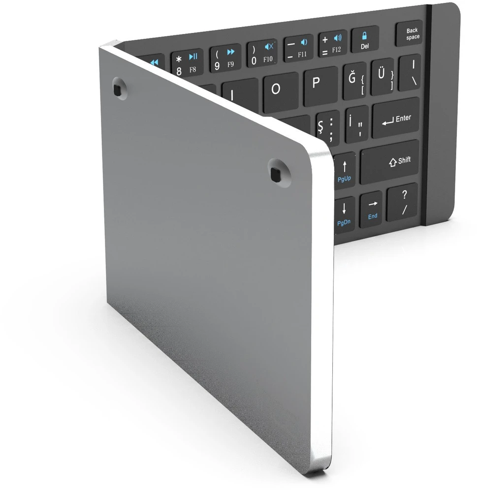 Carruzzo Inca IBK-579BT klaviatūra Namo „Bluetooth“ Metalinis, Sidabras