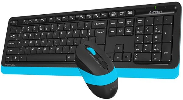 Klaviatūra ir pelė A4Tech Fstyler FG1010 Mėlyna (FG1010_B)
