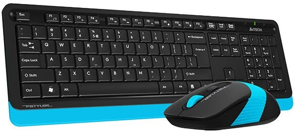 Klaviatūra ir pelė A4Tech Fstyler FG1010 Mėlyna (FG1010_B)
