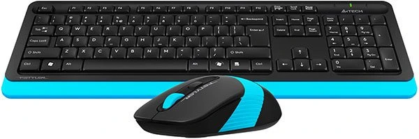 Klaviatūra ir pelė A4Tech Fstyler FG1010 Mėlyna (FG1010_B)