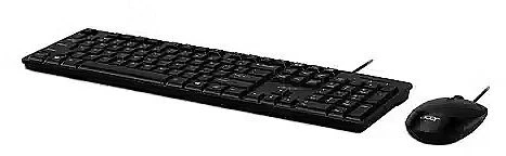 Klaviatūra Acer AAK400 | Klaviatūros ir pelės rinkinys | su laidu | US | Juodas | Retail Pack