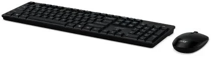 Acer Klaviatūra ir pelė AAK410 (Retail Pack) | Klaviatūros ir pelės rinkinys | Wireless | US | Juodas