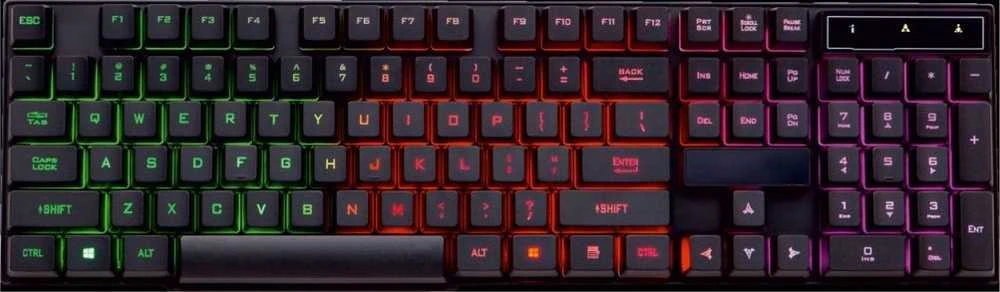 ART KL AK-50 Laidinė klaviatūra ir pelė su pašvietimu AK-50
