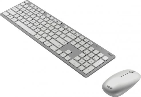 Klaviatūra Asus W5000 | Klaviatūros ir pelės rinkinys | Wireless | US | Baltas