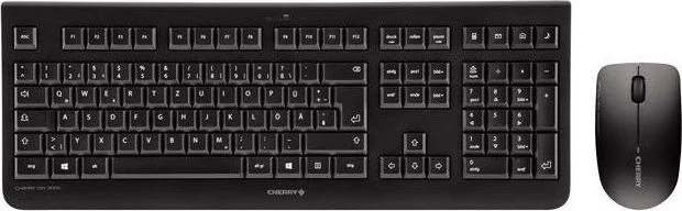 Klaviatūra Cherry Desktop DW 3000 [FR] Wireless Juodas/noir