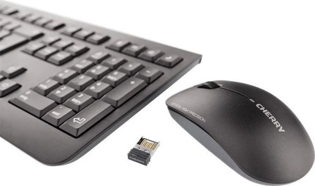Klaviatūra Cherry Desktop DW 3000 [FR] Wireless Juodas/noir