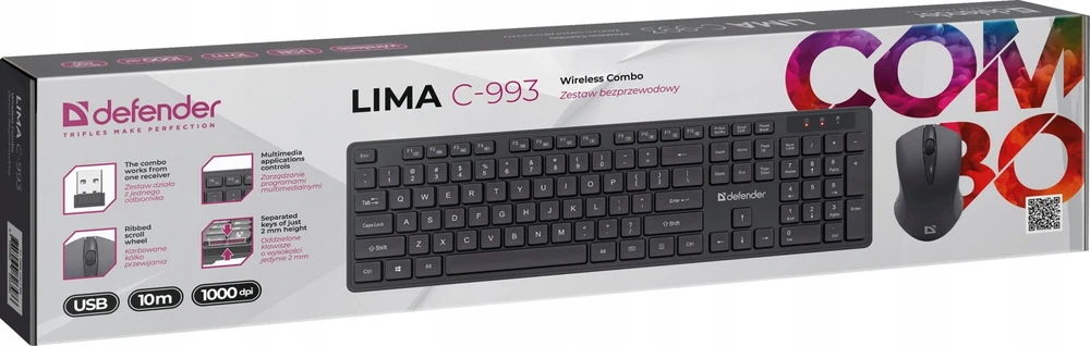Klaviatūra Defender Lima C-993