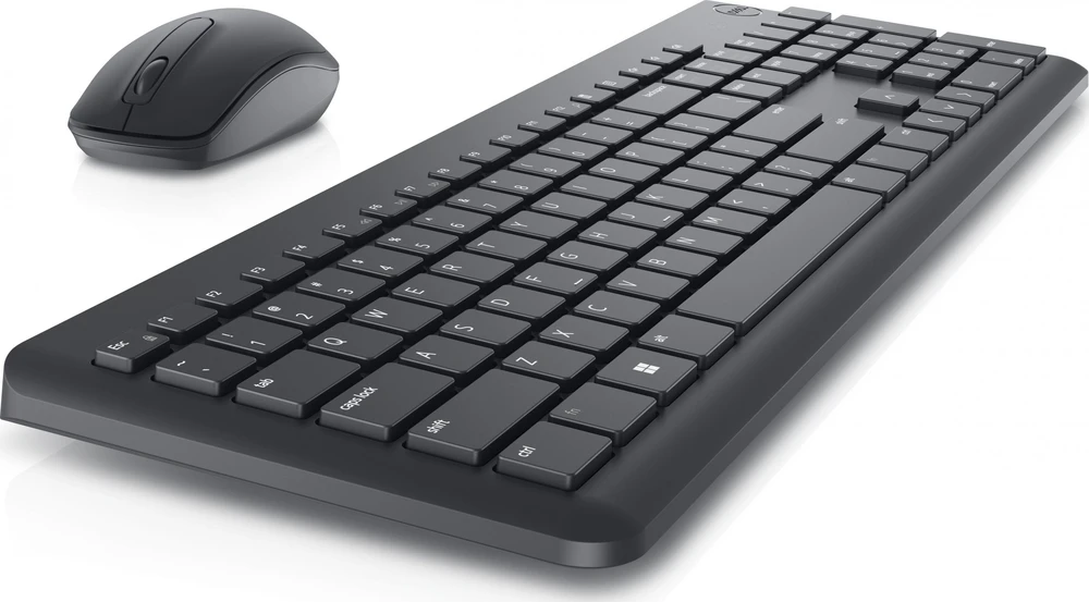 Dell Klaviatūra ir pelė | KM3322W | Klaviatūros ir pelės rinkinys | Wireless | Batteries included | Belaidė jungtis | Ukrainian | Juodas