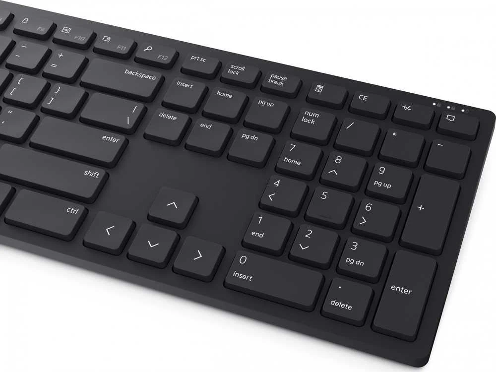 Klaviatūra Dell KM5221W Pro | Klaviatūros ir pelės rinkinys | Wireless | Ukrainian | Juodas | 2.4 GHz