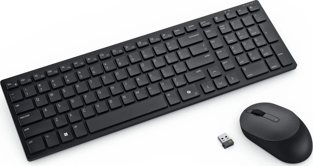Dell Silent Klaviatūra ir pelė - KM555 - Estonian (QWERTY)