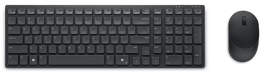 DELL SILENT Klaviatūra ir pelė - KM555 - GERMAN (QWERTZ)