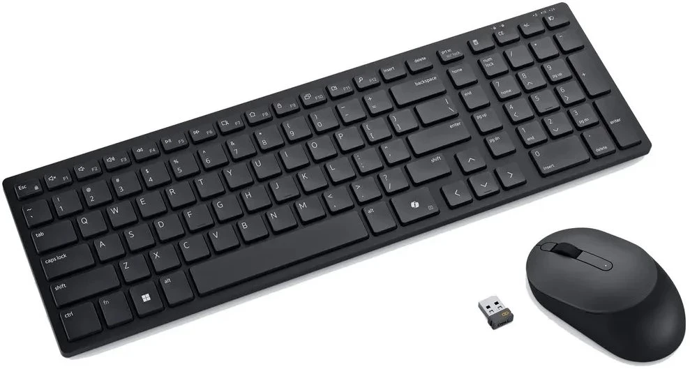 DELL SILENT Klaviatūra ir pelė - KM555 - GERMAN (QWERTZ)