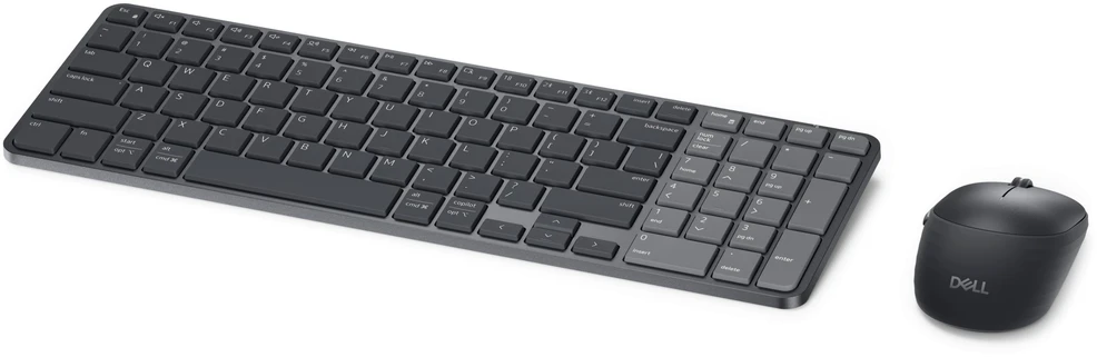 Dell Pro 7 Rechargeable Compact Klaviatūra ir pelė - KM746 | Klaviatūros ir pelės rinkinys | Wireless | Bluetooth | US International | Graphite