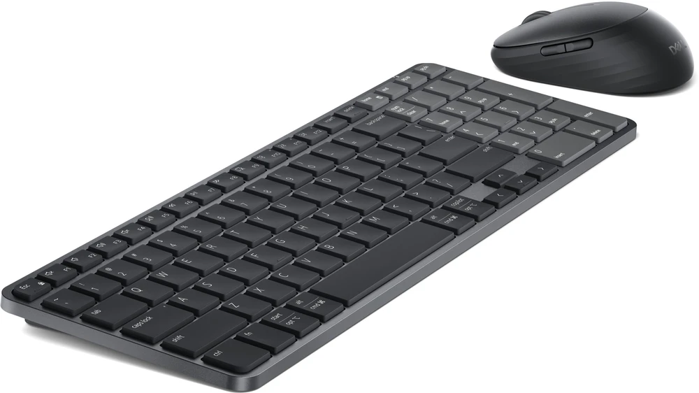 Dell Pro 7 Rechargeable Compact Klaviatūra ir pelė - KM746 | Klaviatūros ir pelės rinkinys | Wireless | Bluetooth | US International | Graphite