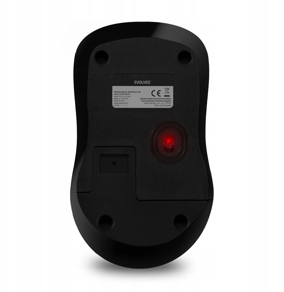 Klaviatūra skirta „Evolveo K1050“ belaidei 2,4 GHz CZ SK pelei (K1050-BK-CZ)
