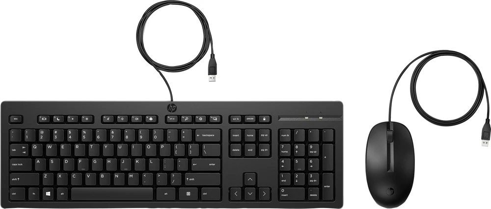 Klaviatūra ir pelė HP 225 su laidu MSE and KB G2 BEL (AX2Y7AA#AC0)