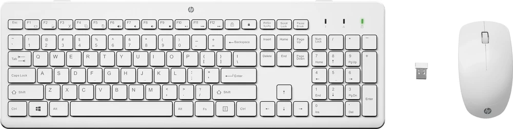 Klaviatūra ir pelė HP 230 (230 WL Pelė+KB COMBO WHT 230)