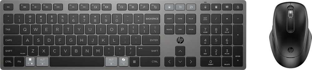Klaviatūra HP 720 Multi Rchrgbl WLS KB/MSE