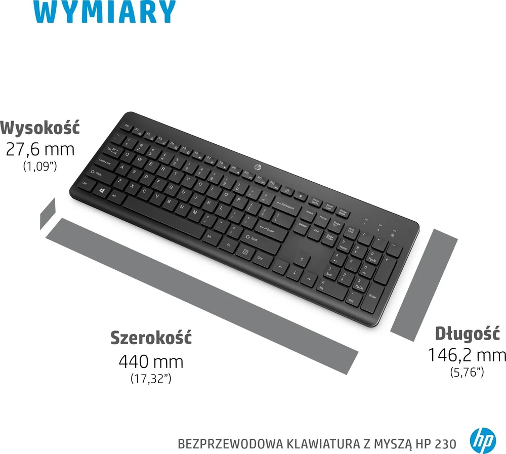 Klaviatūra ir pelė HP Belaidė Klaviatūra ir pelė SWE