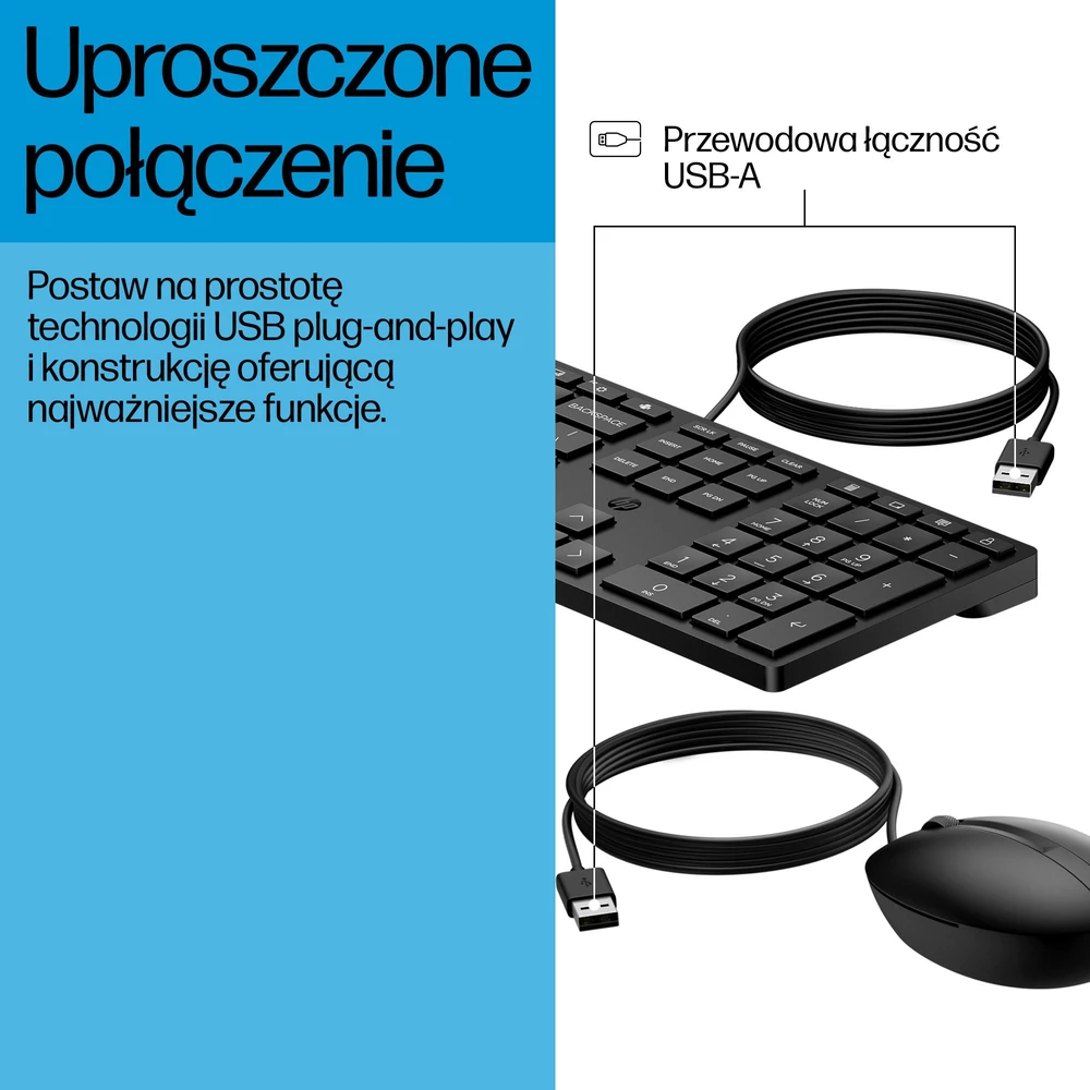 Klaviatūra ir pelė HP 320MK (9SR36AA#ABZ)