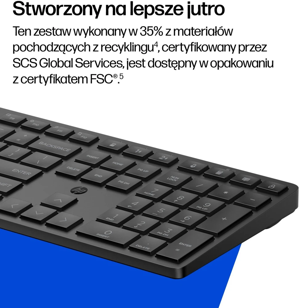 Hewlett Packard (HP) Klaviatūra i pelė komplektas 490c multi-device dual-mode - be1m5aa#abb