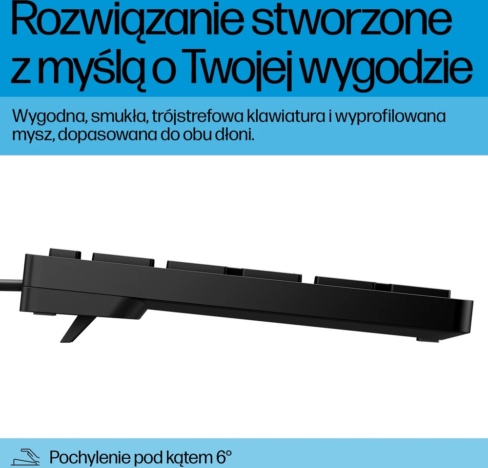 Klaviatūra ir pelė HP 320MK Przewodowy Nordic UUZ (9SR36AA#UUW)
