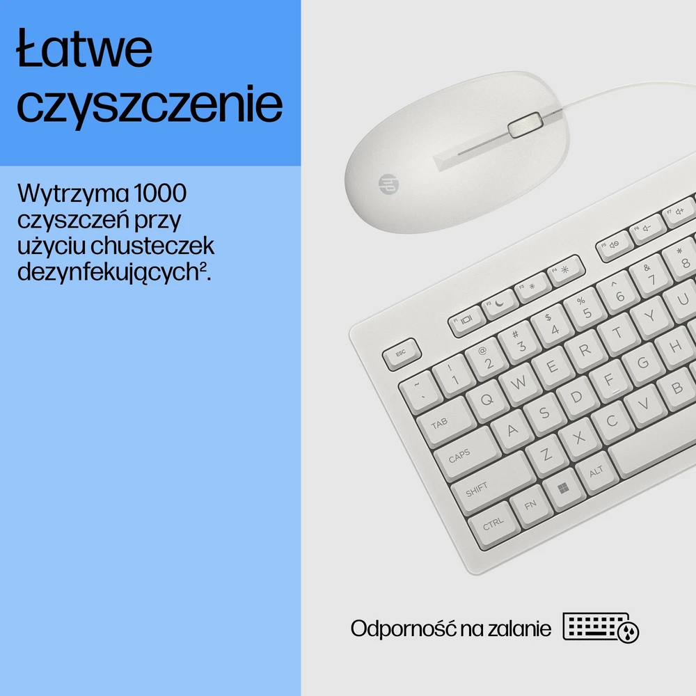 Klaviatūra ir pelė HP 225 Combo (AW5S6AA)