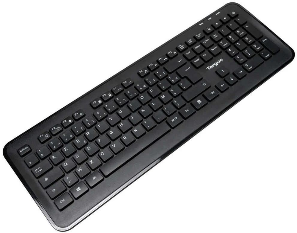 Klaviatūra ir pelė HP Targus Rinkinys Klaviatūra ir pelė kombinacja full size belaidis 2.4 GHz AZERTY francuski juoda