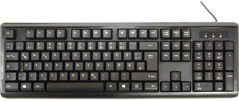 Klaviatūra ir pelė Inter-Tech Tas KB-102DE