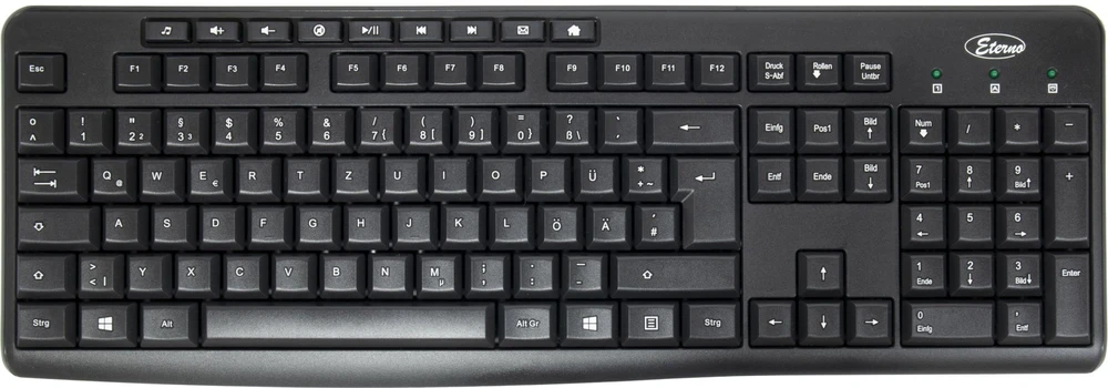 Klaviatūra ir pelė Inter-Tech Tas KB-208-II (88884137)
