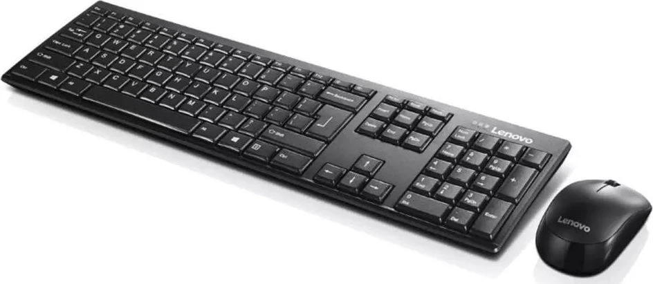 Lenovo GX30L66303 klaviatūra su pele Universal QWERTY US English Juodas (Pažeista pakuotė)