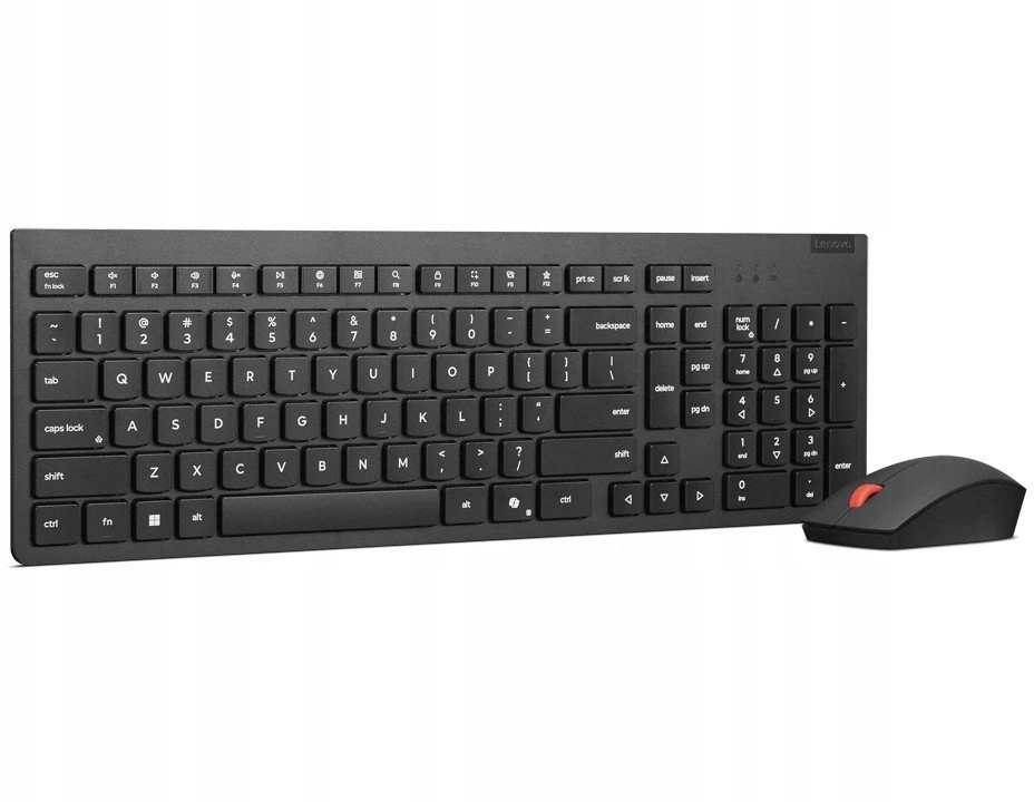 Lenovo Essential | Klaviatūra ir pelė Combo | Wireless | Russian/Cyrillic | Juodas