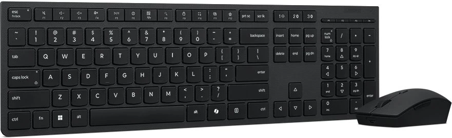 LENOVO profesionali belaidė įkraunama klaviatūra ir pelė su dirbtiniu intelektu (CZ/SK)