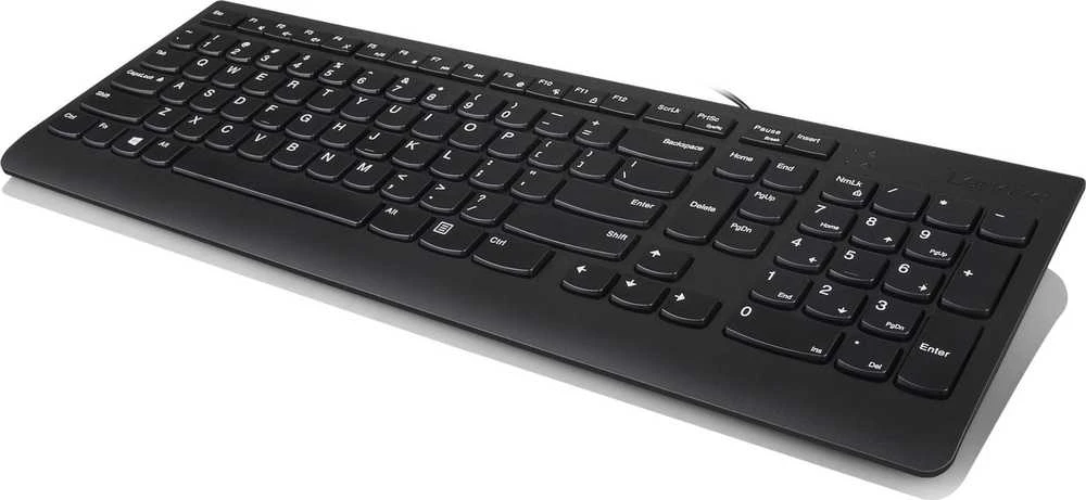 Lenovo | Klaviatūra su USB jungtimi ir pelė | 300 | Klaviatūra ir pelė Combo | English | 1.8 m | Juodas | su laidu Via USB