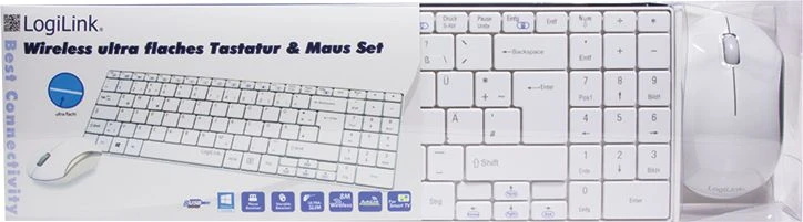Klaviatūra ir pelė LogiLink Slim (ID0109)