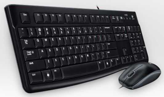 Klaviatūra ir pelė Kit Logitech Desktop MK120